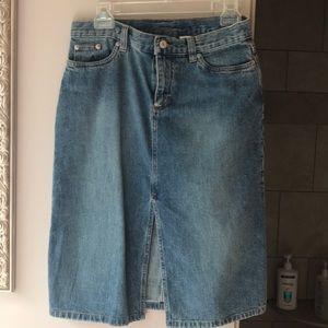 Denim skirt